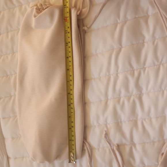 SHEIN Cream Ribbed Bikini Set - Picture 3 of 3